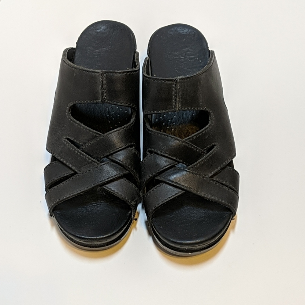 Dansko black leather sandals - Size 39
